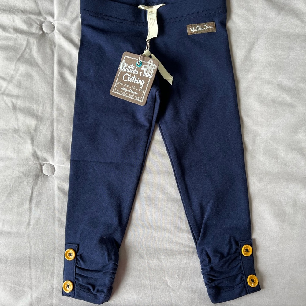 NWT Matilda Jane Blue Leggings